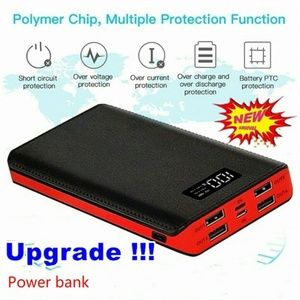 Power Bank Portable Charger LCD Digital Display Po